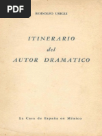 Itinerario Del Autor Dramatico