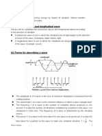 Wave Motion: (A) What Is A Wave?