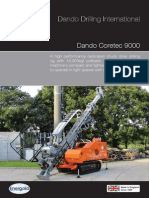 Dando Coretec 9000 Core Drilling Rig Australia