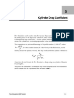 Drag Coefficient of A Cylinder Solidworks