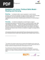 Political Skills Model