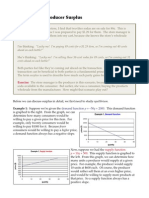 Math 1526 Consumer and Producer Surplus: Scenario