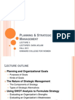 3-Planning & Strategic Mananement