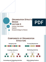 5-Organisation Structure and Design