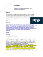 Financial Intermediation PDF