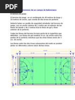 Dimensiones de Un Campo de Balonmano