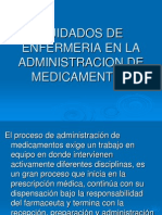 Cuidados de Enfermeria en La Administracion de Medicamentos