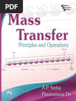 Mass Transfer Principles and Operations de Sinha