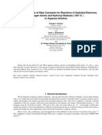 Critical Review of Rate Constant For Reaction of Hydrated Electrons