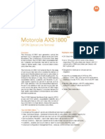 Motorola - Datasheet AXS1800