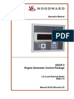 EGCP-3 Engine Generator Control Package: Operation Manual