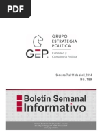 Boletin Semanal 189