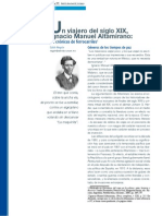 Un Viajero Del Siglo Xix - Ignacio Manuel Altamirano - Las Crónicas de Ferrocarriles