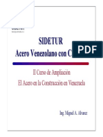 Presentacion de ACEROS Sidetur