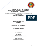 Gestion Calidad-Modulo Formativo