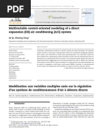 Multivariable Control-Oriented Modeling of A Direct