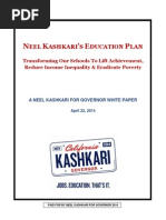 Neel Kashkari's Education Plan