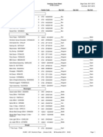 Inventory Count Sheet