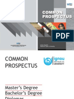 IGNOU Prospectus and Application Form 2014 July Session