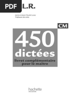 CM 450 Dictees Livre Du Maitre