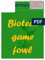 Biotech Game Fowl: Roosterman