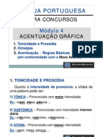 Módulo 04 - Acentuação Gráfica - Tonicidade, Prosódia e Ortoépia