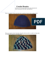 General Beanie Pattern (Newborn-Adult)