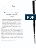 Ritualized Homosexuality in Nacirema