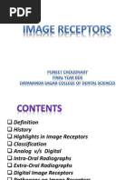 Image Receptors - For Dental Radiology Seminar