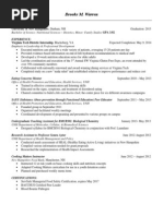 E Portfolio Resume April 2014