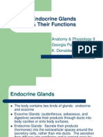 Endocrine Glands & Their Functions: Anatomy & Physiology II Georgia Perimeter College K. Donaldson, Instructor