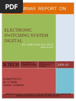 Ewsd-Electronic Switching System Digital