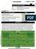 Nº 10 8x7 Tarea Salida de Balón Jugado Con Presion Del Adversario.