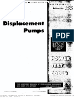 ASME PTC 7.1-1962 Displacement Pumps