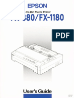 Manual Epson FX-880