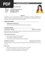 Modelo de CV Bolsa de Trabajo