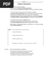 Chemistry Equilibrium GCE Knockhardy