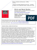 Superdiversity and Its Implications & Ethnic and Racial Studies