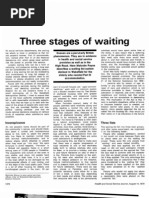 3 Stages of Waiting