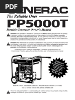 GENERAC 5000 Watt Generator