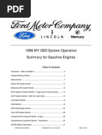 1996 Ford Gasoline Engine Obd