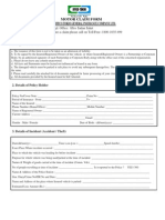 Motor Claim Form