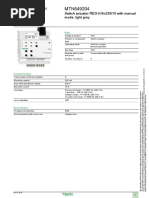 Product Data Sheet: Switch Actuator REG-K/4x230/10 With Manual Mode, Light Grey