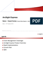 ArcSight Express - Technical Presentation