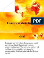 Country Analysis Germany