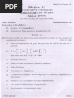 (WWW - Entrance-Exam - Net) - PTU MBA Quantitative Techniques Sample Paper 2