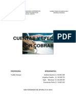 Cuentas y Efectos Por Cobrar