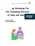 Manual For DV Counselling Workshop January 09