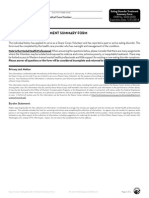 Peace Corps Eating Disorder Treatment Summary Form PC-262-8 (Initial Approval 08/2012