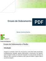 Ensaio de Dobramento e Flexão PDF